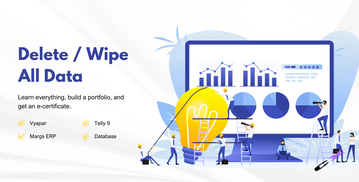 Data Fresh File For ( Vyapar , Telly 9 , Margs ERP)